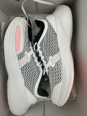APL Women's Euphoria Sneakers in White, Black & Red - Size 9.5